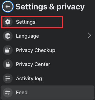 facebook settings and privacy