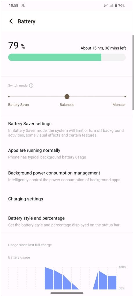 Désactiver le mode d'économie de batterie automatique