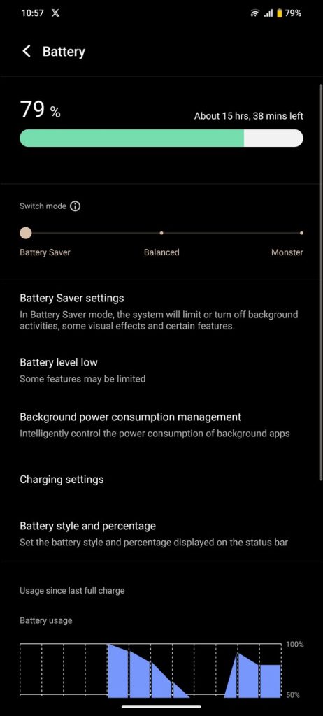 disable battery saver mode