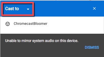 Transmitir para Chromecast